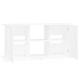 Supporto per Acquario 121x41x58 cm in Legno Multistrato Bianco