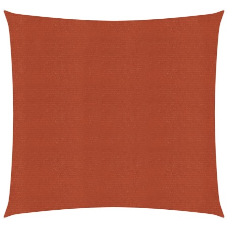 Vela Parasole 160 g/m² Terracotta 4x4 m in HDPE