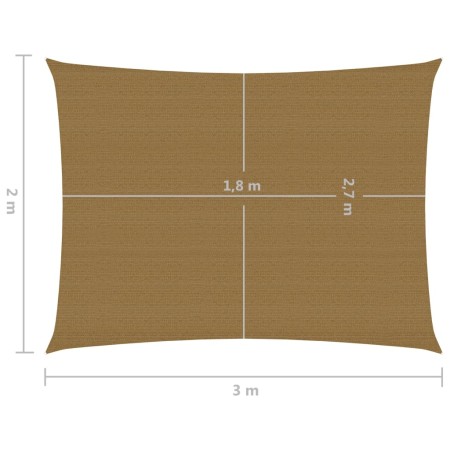 Vela Parasole 160 g/m² Talpa 2x3 m in HDPE