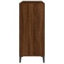 Mobile Porta Dischi Rovere Marrone 84,5x38x89 Legno Multistrato