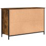 Mobile TV Rovere Fumo 100x35x65 cm in Legno Multistrato