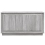 Credenza Grigio Sonoma 102x35x55 cm in Legno Multistrato