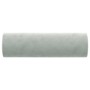 Cuscini Decorativi 2 pz Grigio Chiaro Ø15x50 cm in Velluto