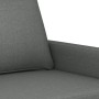 Divano a 2 Posti Grigio Scuro 120 cm in Tessuto