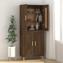 Credenza Rovere Marrone 69,5x34x90 cm in Legno Multistrato