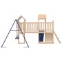Set da Gioco da Esterno in Legno Massello di Pino