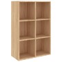 Libreria/Credenza Rovere Sonoma 66x30x98 cm Legno Multistrato