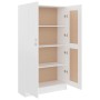 Libreria Bianca 82,5x30,5x150 cm in Legno Multistrato