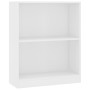 Libreria Bianca 60x24x76 cm in Legno Multistrato