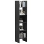 Libreria Grigia 40x35x180 cm in Legno Multistrato