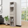 Libreria Grigio Cemento 36x30x171 cm in Legno Multistrato