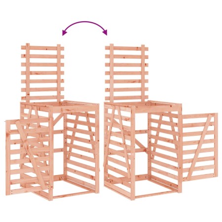 Copribidone Quadruplo in Legno Massello di Douglas