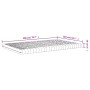 Materasso in Schiuma Bianco 140x200 cm 7 Zone Durezza 20 ILD