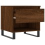 Tavolino da Salotto Rovere Marrone 50x46x50cm Legno Multistrato