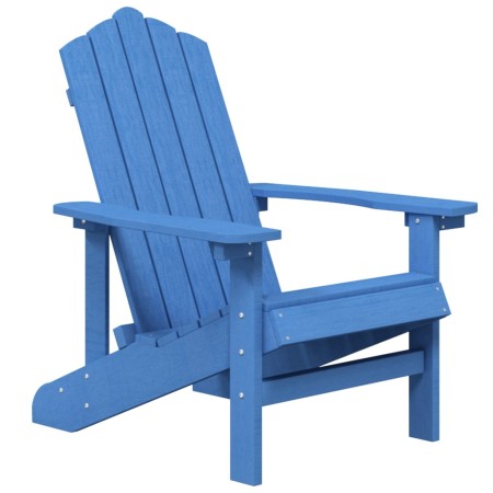 Sedie da Giardino Adirondack 2 pz in HDPE Blu Acqua