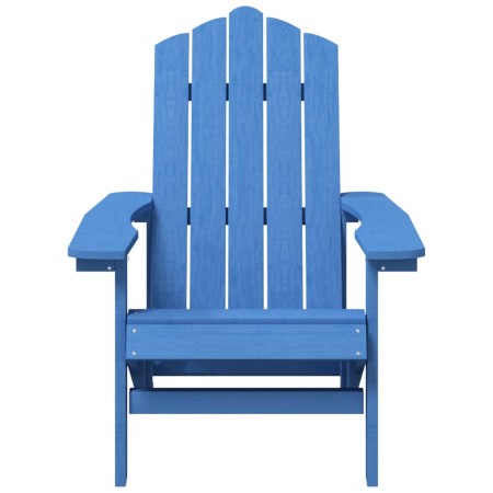 Sedie da Giardino Adirondack 2 pz in HDPE Blu Acqua