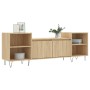 Mobile Porta TV Rovere Sonoma 160x35x55 cm Legno Multistrato