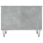 Tavolino Salotto Grigio Cemento 60x44,5x45 cm Legno Multistrato