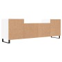 Mobile Porta TV Bianco 160x35x55 cm in Legno Multistrato