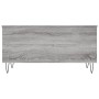 Tavolino Salotto Grigio Sonoma 90x44,5x45 cm Legno Multistrato