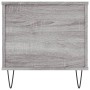 Tavolino Salotto Grigio Sonoma 90x44,5x45 cm Legno Multistrato