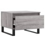 Tavolino da Salotto Grigio Sonoma 50x46x35 cm Legno Multistrato