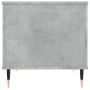 Tavolino Salotto Grigio Cemento 60x44,5x45 cm Legno Multistrato