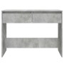 Tavolo Consolle Grigio Cemento 100x35x76,5 cm in Truciolato