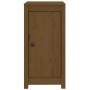 Credenze 2 pz Miele 40x35x80 cm in Legno Massello di Pino