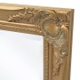 Specchio da Parete Stile Barocco 100x50 cm Oro