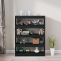 Libreria/Divisorio Nero 100x30x135 cm