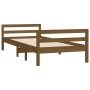 Giroletto Miele 90x200 cm in Legno Massello di Pino