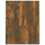 Armadietto Pensile a Parete Rovere Fumo 69,5x34x90 cm