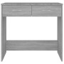 Scrivania Grigio Sonoma 80x40x75 cm in Legno Multistrato