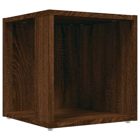 Tavolino Salotto Rovere Marrone 33x33x34,5 cm Legno Multistrato