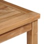 Tavolo da Giardino 80x80x77 cm in Legno Massello di Teak