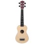 Set Ukulele Soprano con Borsa per Bambini Legno Naturale 23"