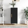 Credenza Nero 34,5x34x90 cm in Legno Multistrato