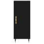 Credenza Nero 34,5x34x90 cm in Legno Multistrato