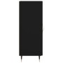 Credenza Nero 34,5x34x90 cm in Legno Multistrato