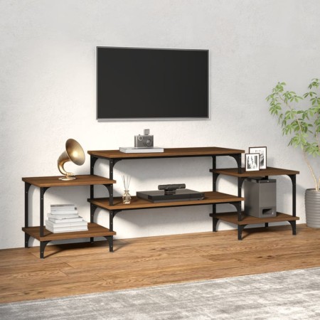 Mobile Porta TV Rovere Marrone 157x35x52 cm Legno Multistrato