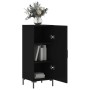 Credenza Nero 34,5x34x90 cm in Legno Multistrato