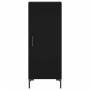 Credenza Nero 34,5x34x90 cm in Legno Multistrato