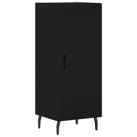 Credenza Nero 34,5x34x90 cm in Legno Multistrato