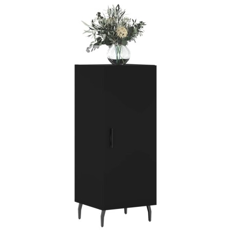 Credenza Nero 34,5x34x90 cm in Legno Multistrato