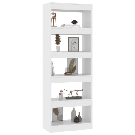 Libreria/Divisorio Bianco 60x30x166 cm in Truciolato