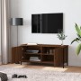 Mobile TV con Ante Rovere Marrone 102x35x45cm Legno Multistrato