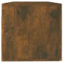 Mobile Pensile Rovere Fumo 100x36,5x35 cm Legno Multistrato