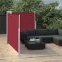 Tenda Laterale Retrattile Rossa 117x600 cm