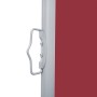 Tenda Laterale Retrattile Rossa 117x600 cm